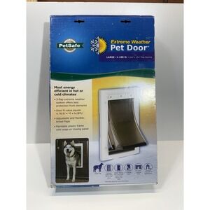 Professional Petsafe Extreme Weather Pet Door - White